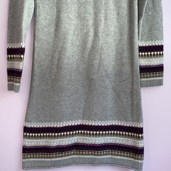 Nordic knit sweater dress with cashmere  size small - Picture 2 of 8